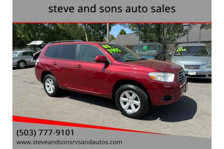 $7995 : 2008 Highlander image 3