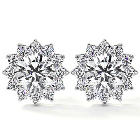 $1513 : Shop Diamond Earrings Studs image 1