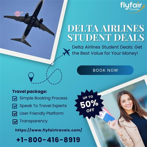 Delta Airlines Student Deals! image 1