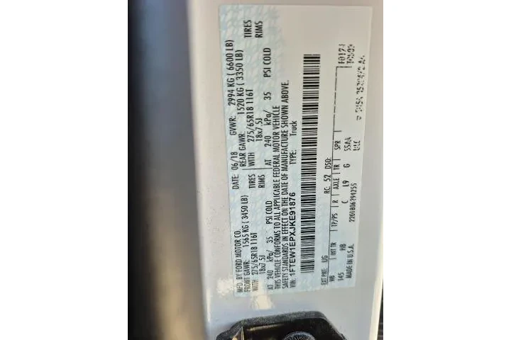 $20981 : Ford F-150 2018 4x4 Lariat 4 image 5