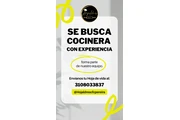 Cocinera con experiencia en Pereira