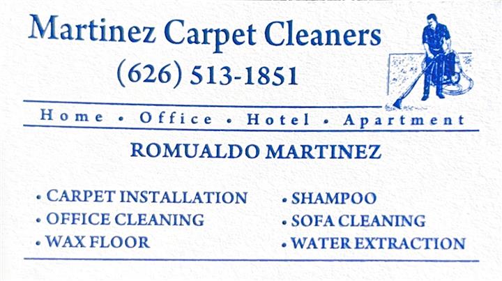 MARTINEZ  CARPET CLEANERS image 1