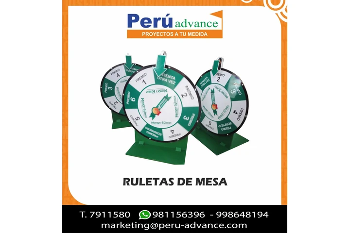RULETAS DE MESA Y CANGURO image 10