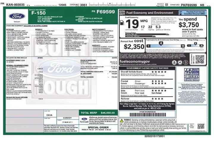 $39244 : Ford F-150 2023 4x4 XL 2dr R image 3