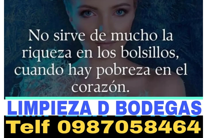 Limpieza de bodegas de Pifo image 1