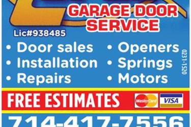 LOPEZ GARAGE DOOR SERVICE en Orange County