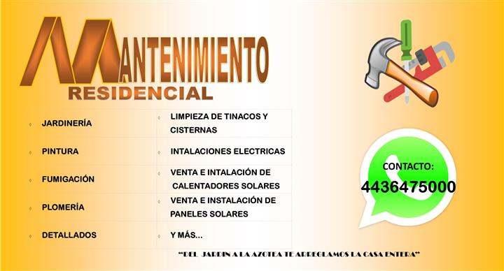 Mtto y Servicios Residenciales image 1