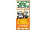 SE COMPRAN CARROS PARA YONKE en Los Angeles