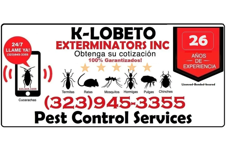 FUMIGACIONES LOS ANGELES 24/7. image 1