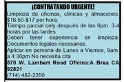 ¡CONTRATANDO URGENTE! en Orange County