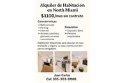 Alquiler de cuarto en casa esp en Miami