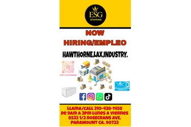INDUSTRY LAX HAWTHORNE EMPLEO! en Los Angeles