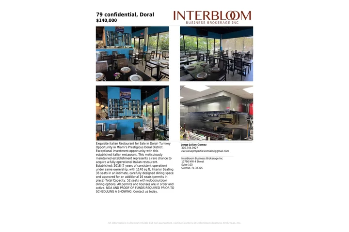 Restaurante italiano en Venta image 1