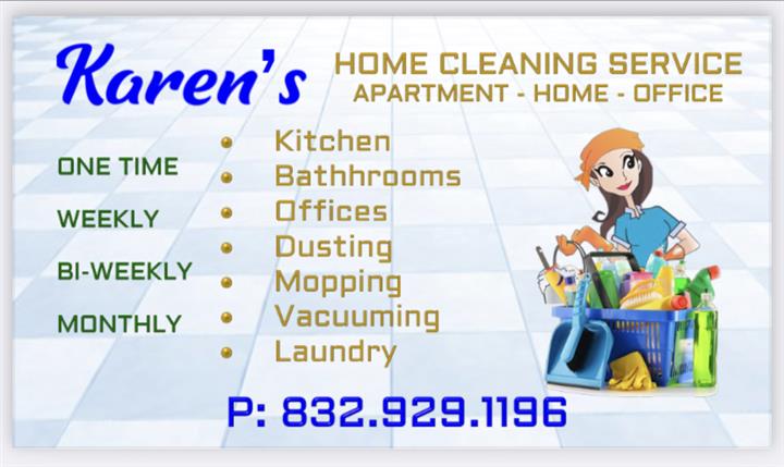 Karen’s cleaning service image 1