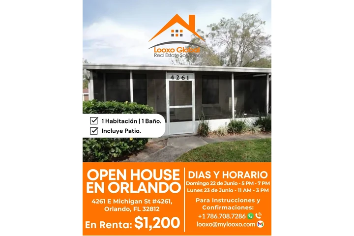 $1200 : **OPEN HOUSE IN ORLANDO** image 2