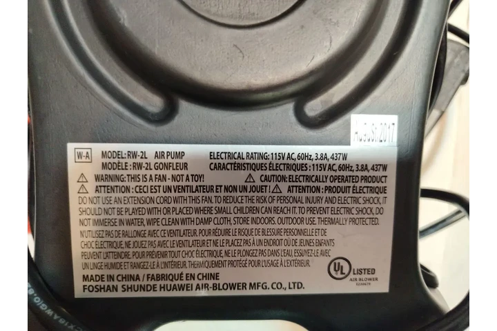 $800 : Ventilador soplador de motor d image 2
