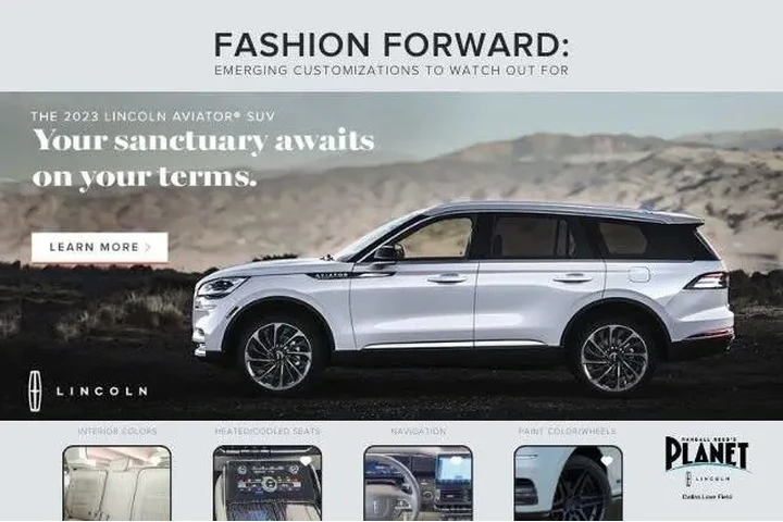 Lincoln Aviator 2023 AWD Bla image 9