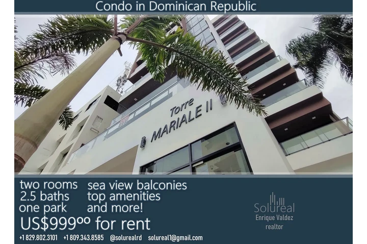 $999 : *Gran apartamento 2 habitacion image 2