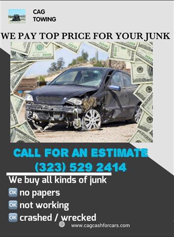 CASH FOR JUNK CARS image 1