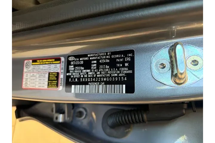 $22926 : Kia K5 2021 EX 4dr Sedan image 9