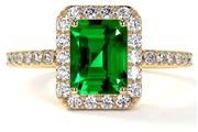 Lab Created Emerald Ring en Newark