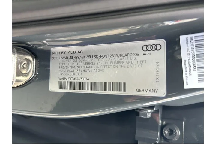 $19997 : 2019 A3 Sedan Premium image 1