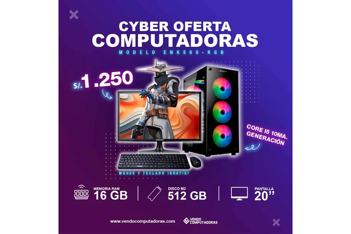 Computadora Intel Core i5 10ma image 4