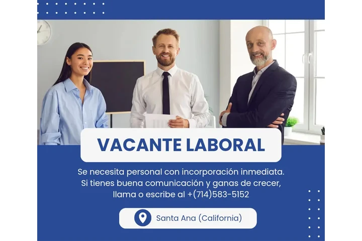 VACANTES DISPONIBLE image 1