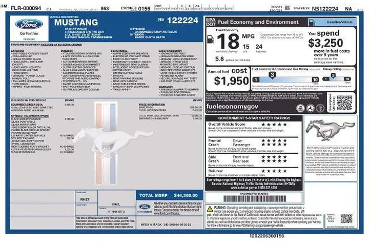 $37000 : Ford Mustang 2022 GT 2dr Fas image 3