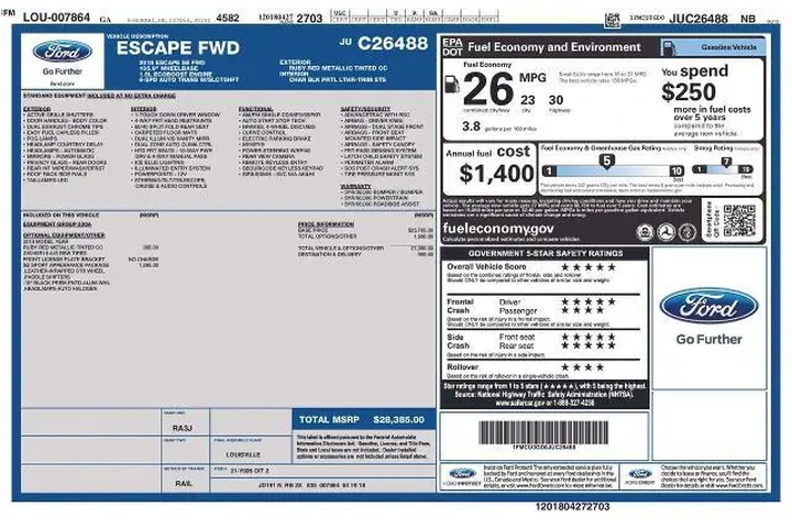 $9998 : Ford Escape 2018 SE 4dr SUV image 6