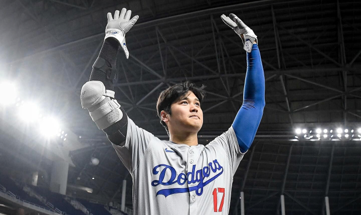 Shohei Ohtani celebrando su jonrón 50 / Imagen: LA Dodgers Facebook