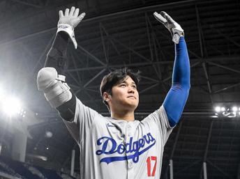 Shohei Ohtani celebrando su jonrón 50 / Imagen: LA Dodgers Facebook