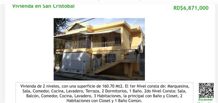 $6871000 : VENDO CASA EN SAN CRISTOBAL image 1