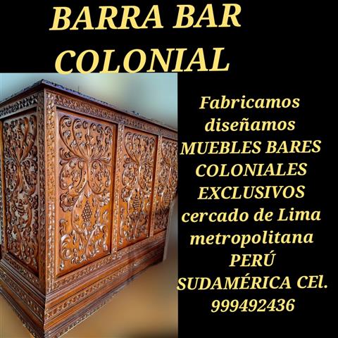 $1 : Barra bar colonial vendo image 2