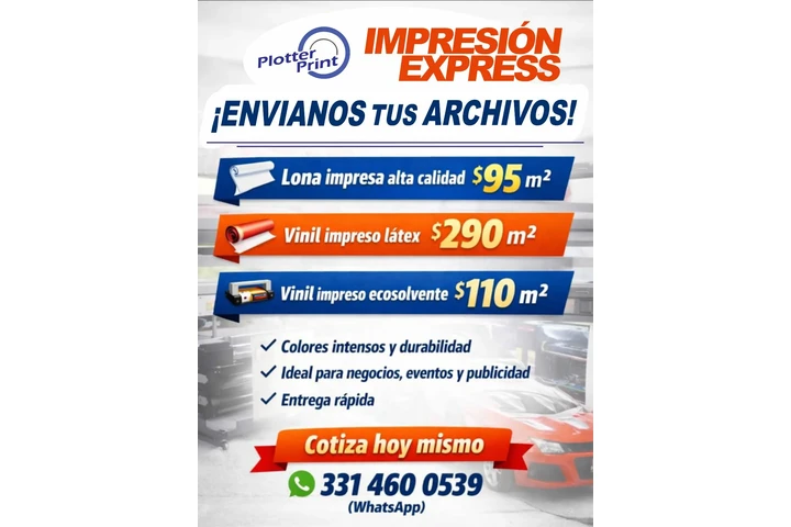 IMPRESION DE LONAS Y VINILES image 1