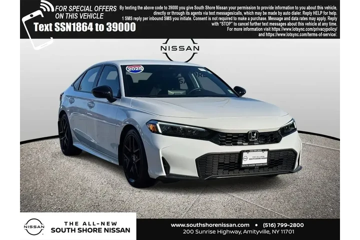 $24595 : Honda Civic 2025 Sport 4dr S image 1