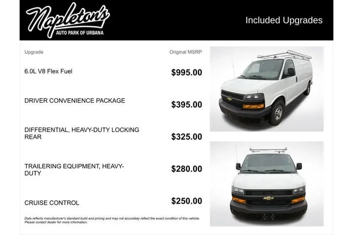 $20000 : Chevrolet Express 2020 3500 image 2