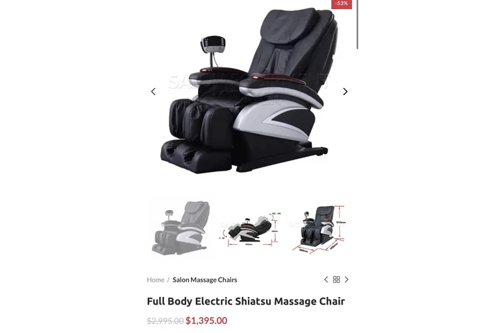 $650 : Silla qelectrica de masage image 4