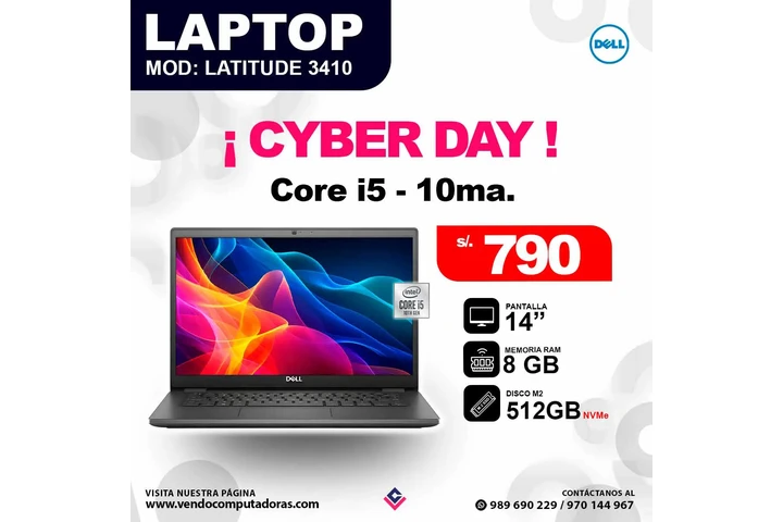 Laptop DELL Latitude 3410 image 2