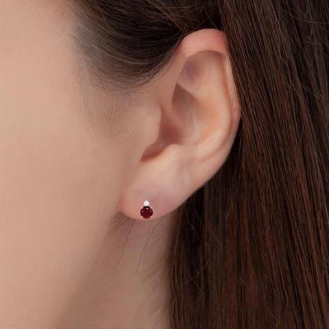 $1145 : Shop Ruby Diamond Earrings image 2