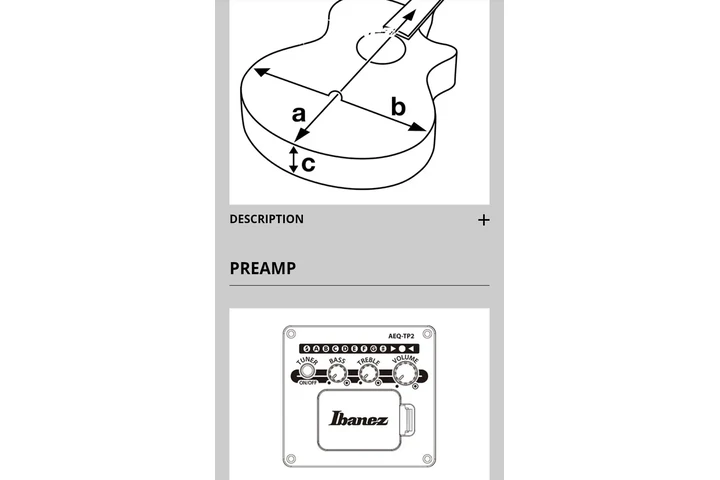 Ibanes guitar y soporte de gui image 3
