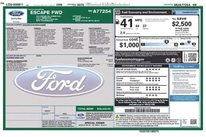 $21110 : Ford Escape Hybrid 2021 SEL image 6