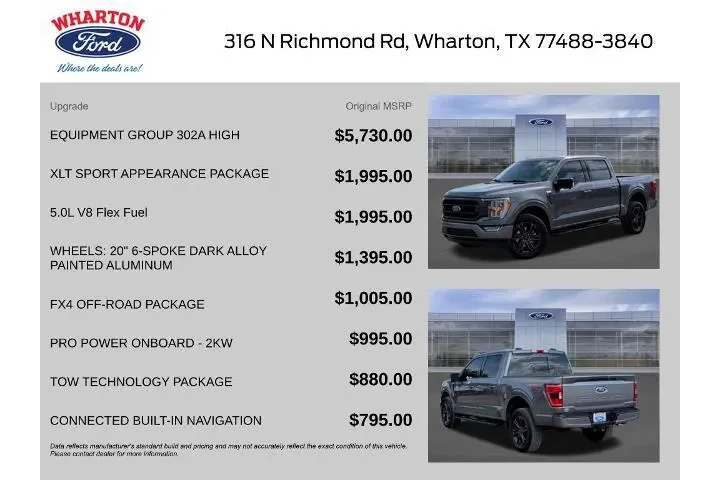 $31991 : Ford F-150 2021 4x4 XLT 4dr image 2