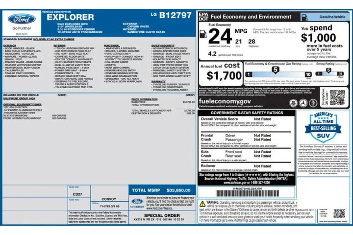 $19999 : 2020 Explorer image 8