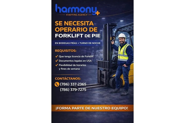 OPERADORES - MONTACARGA DE PIE image 1