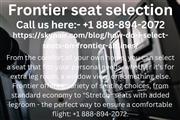 Frontier seat selection en Santa Rosa