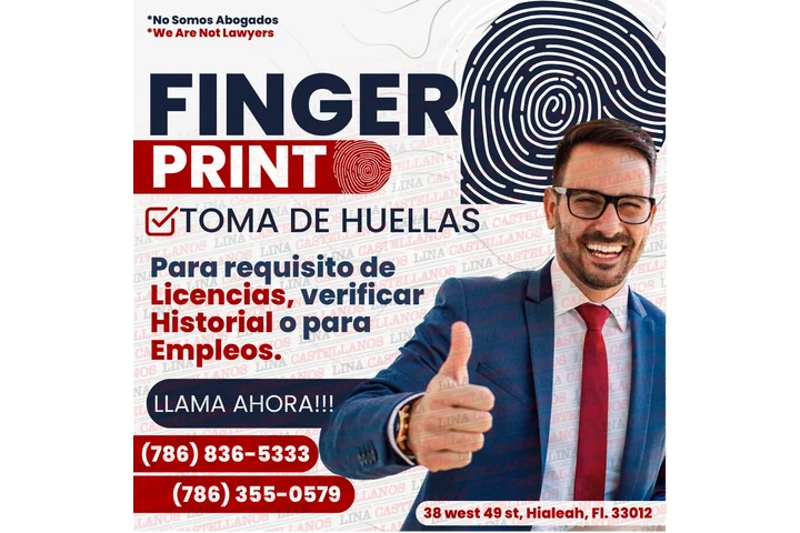 FINGERPRINT (TOMA DE HUELLA) image 1