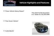 $23458 : Honda Accord 2023 EX 4dr Sed thumbnail