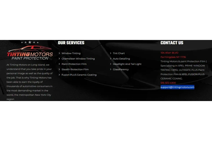 Tinting Motors | XPEL & Color image 2