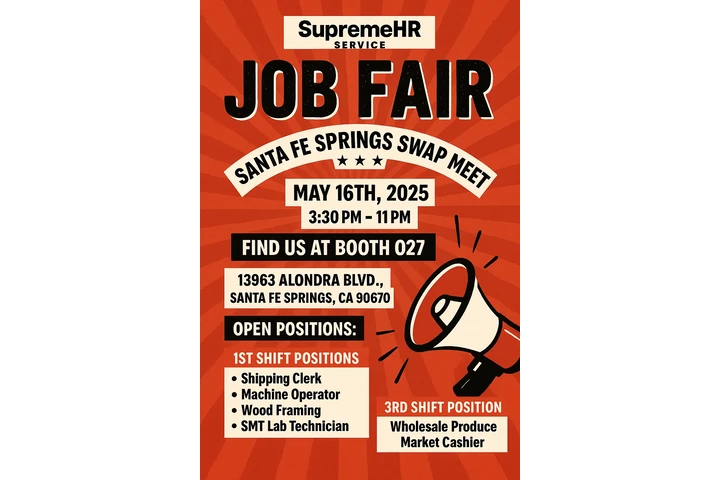 Job Fair in Santa Fe Springs!! image 1